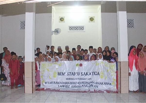BEM STAIRU Berbagi Kebaikan dengan Iftor Ramadhan Bersama Anak-anak Tahfidz Hamalatul Quran OI